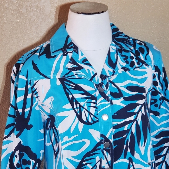 DRAPER'S & DAMON'S  Aqua Jacket - Picture 3 of 4